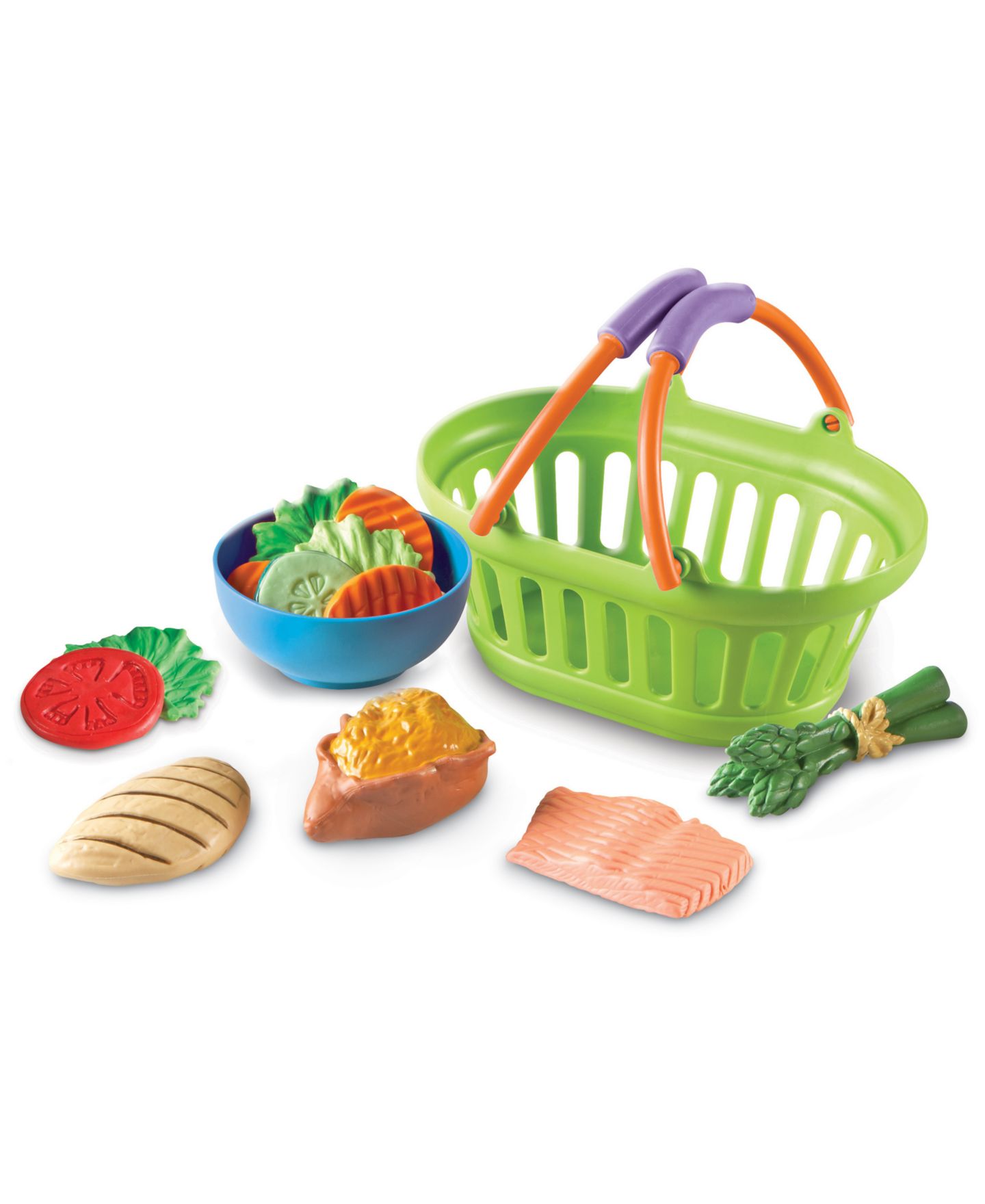 Детский игровой набор Areyougame New Sprouts Healthy Dinner Soft-Edge 14-Piece Playset, Ages 2+ — фото 4