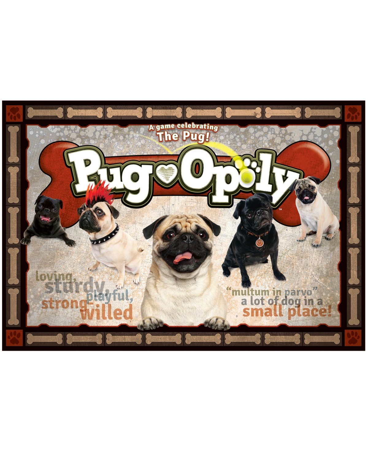 Shop Late For The Sky Pug-opoly In Multi