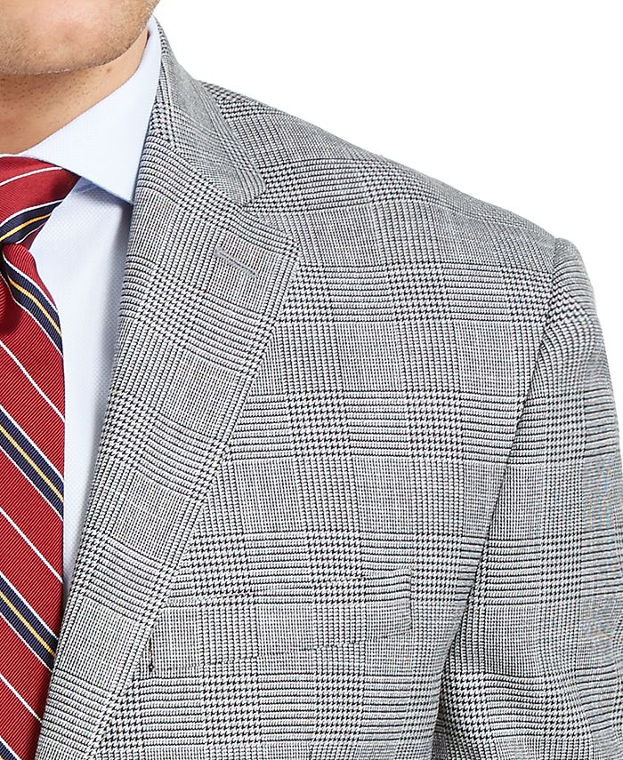 Lauren Ralph Lauren Men's ClassicFit UltraFlex Black & White Plaid