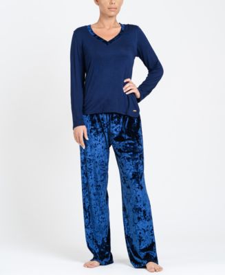 Blue best sale velvet pajamas