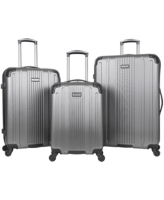 Kenneth Cole Reaction South Street 3-Pc. Hardside Luggage Set, Created for Macy's - Silver