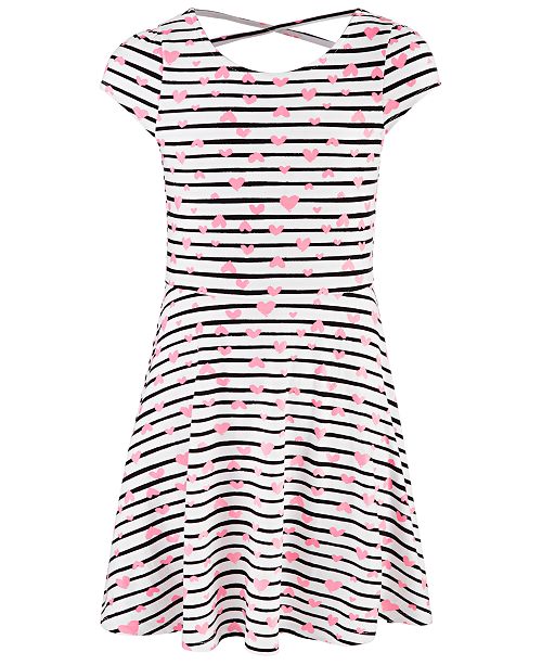 Epic Threads Big Girls Stripes Hearts Dress Created For Macy S