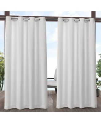 Aztec Indoor/Outdoor Grommet Top Curtain Panel Pair