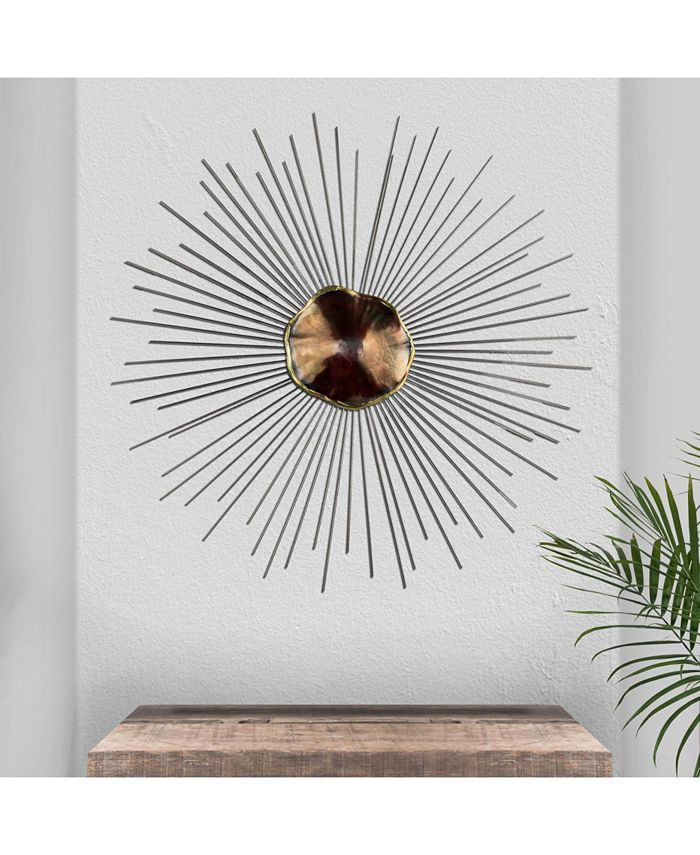 Crystal Art Gallery American Art Decor Abstract Sunburst Wall Decor