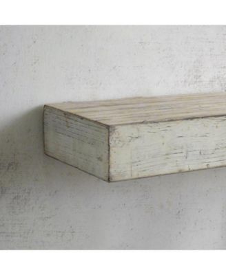 American Art Decor Wood Floating Wall Shelf - Small
