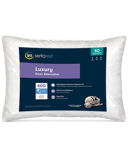 Serta Regal Cotton 600 Thread Count 20 X 28 Pillow Reviews