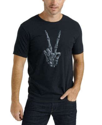 Lucky Brand - Men's Skeleton Peace Sign Graphic T-Shirt