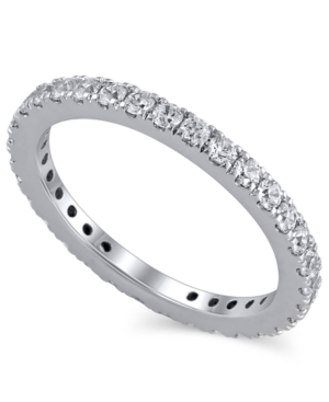 image of Certified Diamond (1 ct. t.w.) Eternity Band in 14K White Gold