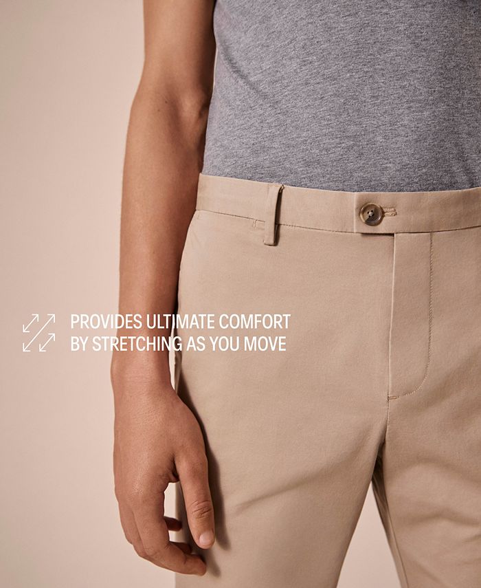 calvin klein men's refined stretch slim fit chinos