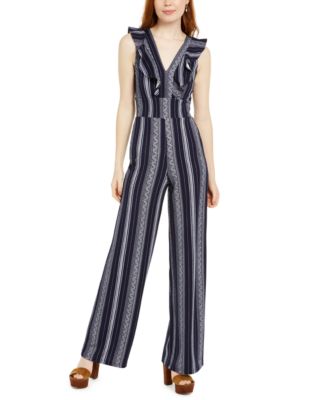 msk off the shoulder overlay jumpsuit