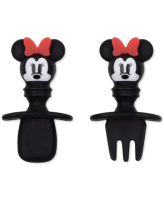 Bumkins Disney Silicone Chewtensils - Minnie Mouse 15$
