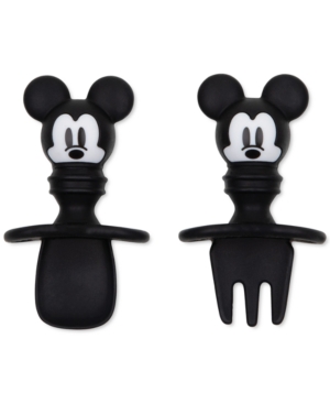 Bumkins Silicone Chewtensils In Mickey Mouse