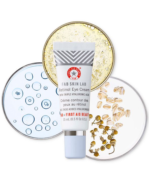 First Aid Beauty FAB Skin Lab Retinol Eye Cream With Triple Hyaluronic