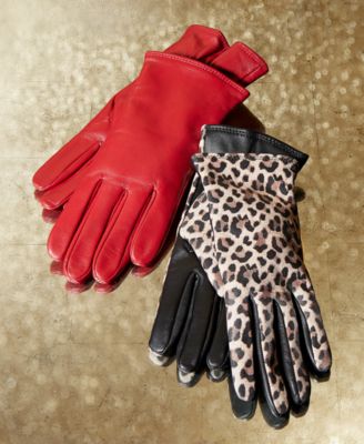 leather gloves macys