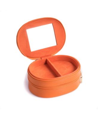 Lizard 2 Level Jewelry Case with Mirror