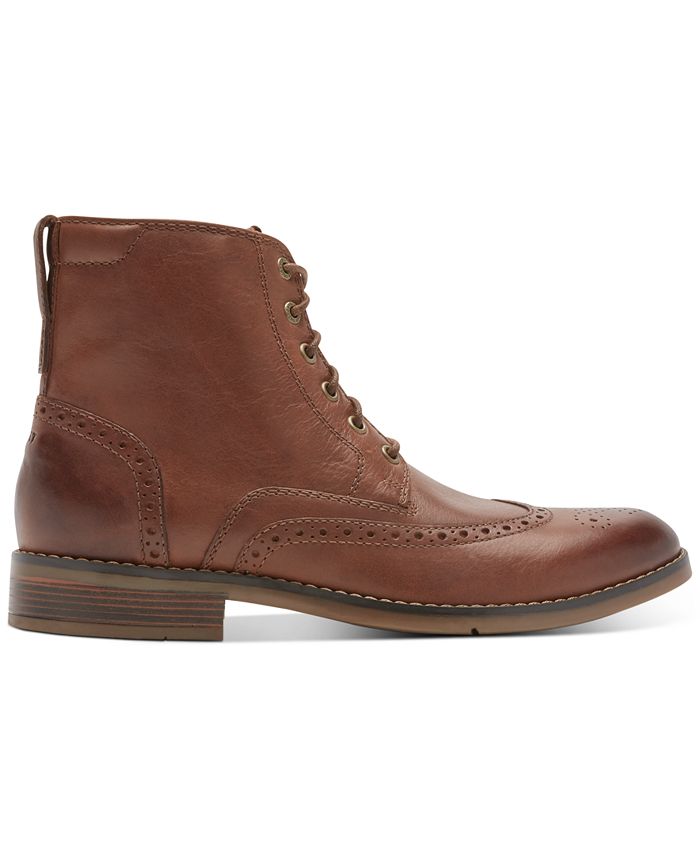 Rockport Men's Colden Wingtip Boots - Macy's