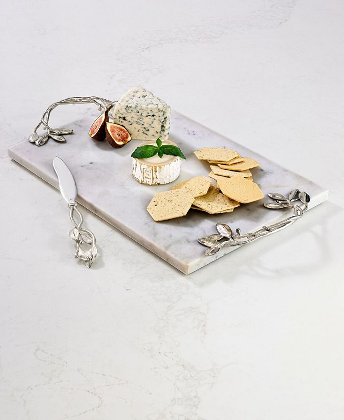 Michael Aram - Laurel Cheese Board w/Knife