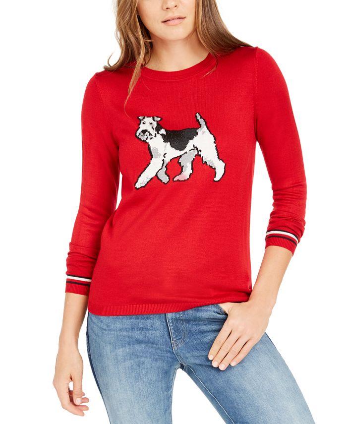 Tommy Hilfiger Holiday Terrier Sweater - Macy's