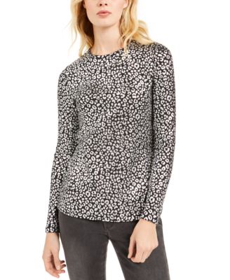 michael kors animal print top