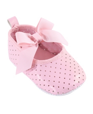 image of Luvable Friends Baby Girl Perforated Mary Jane Shoes
