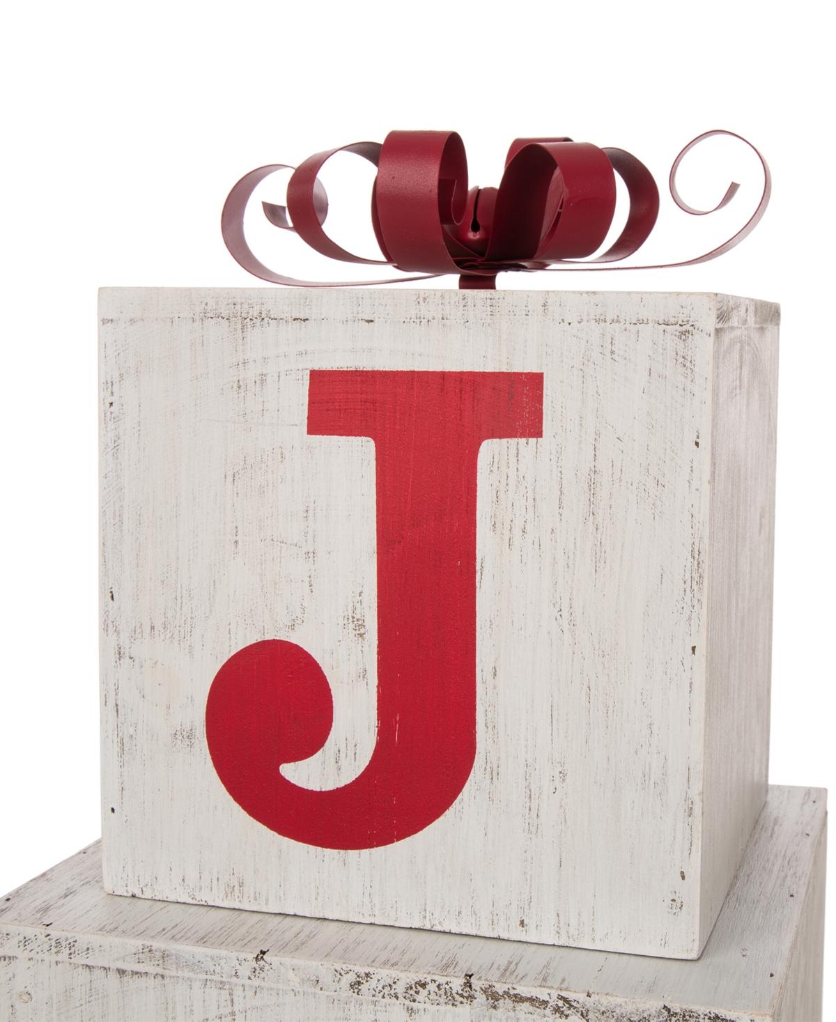 Glitzhome Wooden Block Wording Porch Sign - Joy