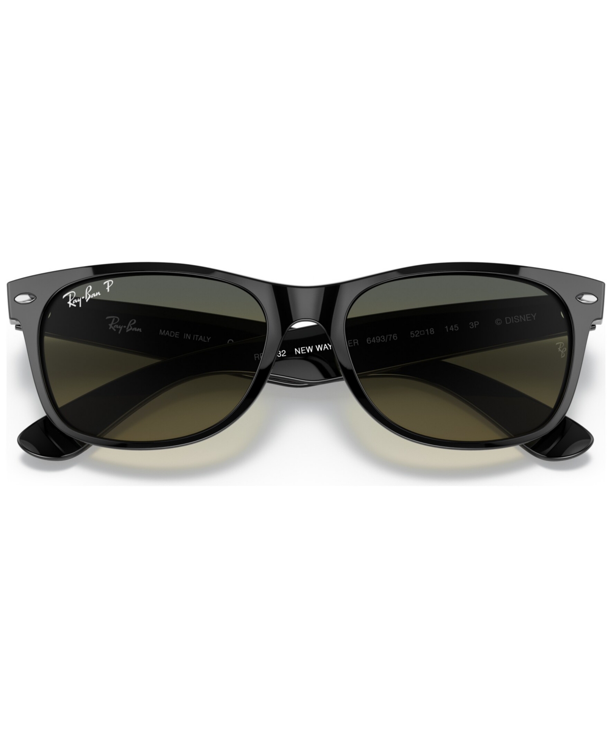Ray Ban Disney Unisex Polarized Sunglasses, Rb2132 New Wayfarer