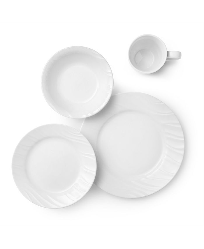 Corelle Boutique Swept Embossed 16 Pc. Set Service for 4 Macy s