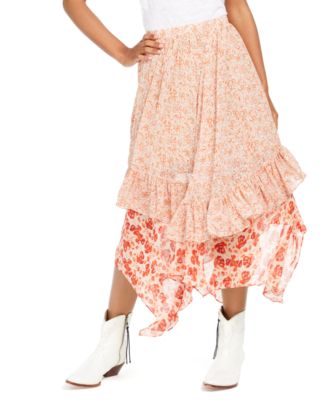 Free People Zuma Drippy Midi Skirt Macy s