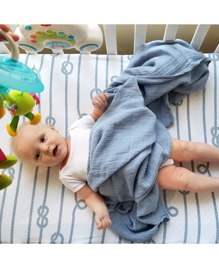 Ely's & Co. Cotton Muslin Swaddle Blanket 3 Pack Macy's