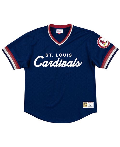 Mitchell Ness Men S St Louis Cardinals Script Mesh Jersey