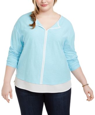 macy's tommy hilfiger plus size