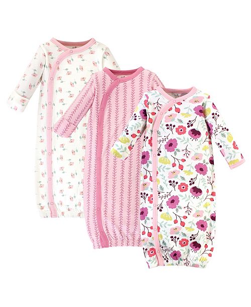 Touched By Nature Baby Girl Kimono Gowns Set Of 3 Reviews