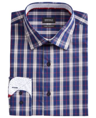 Buffalo David Bitton - Men's Slim-Fit Yarn-Dyed Plaid Dress Shirt