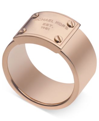 michael kors logo ring