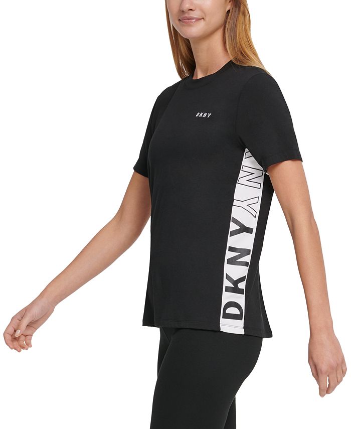DKNY Sport Colorblocked Flip Logo T-Shirt - Macy's