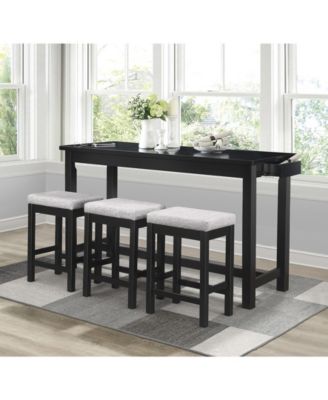Furniture - Baresford Counter Height Dining Set, Quick Ship