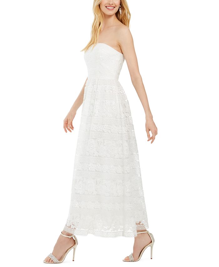 Adrianna papell floral sequin gown clearance