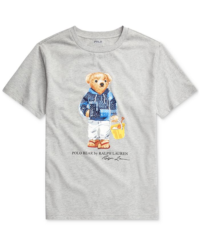 Polo Ralph Lauren Big Boy Beach Bear Cotton Jersey T-Shirt & Reviews