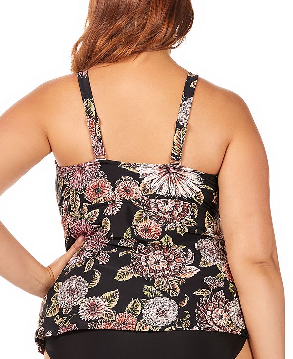 Raisins Curve Trendy Plus Size Juniors' Wild Romance Printed Atlantic