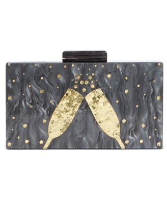 INC International Concepts - Champagne Flutes Box Clutch