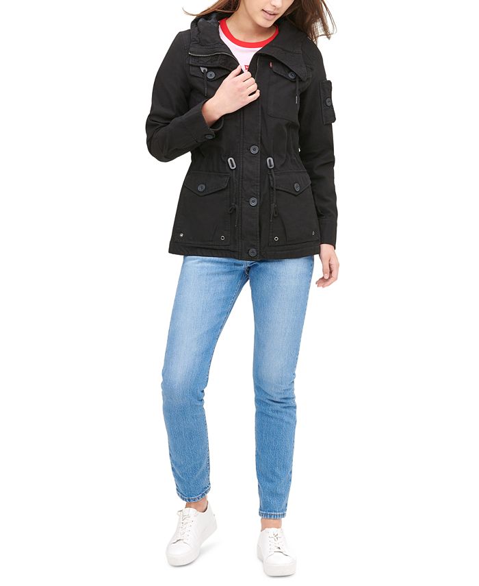 Levi's Women's Hooded Military Jacket & Reviews Jackets & Blazers