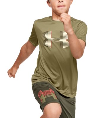 Under Armour - Big Boys Logo-Print T-Shirt