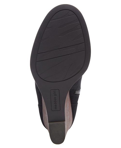 madden girl wedge booties