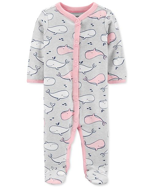 Carter S Baby Girls Footed Whale Sleep And Play Reviews