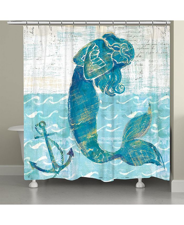Laural Home - Mermaid of the Seven Seas Shower Curtain