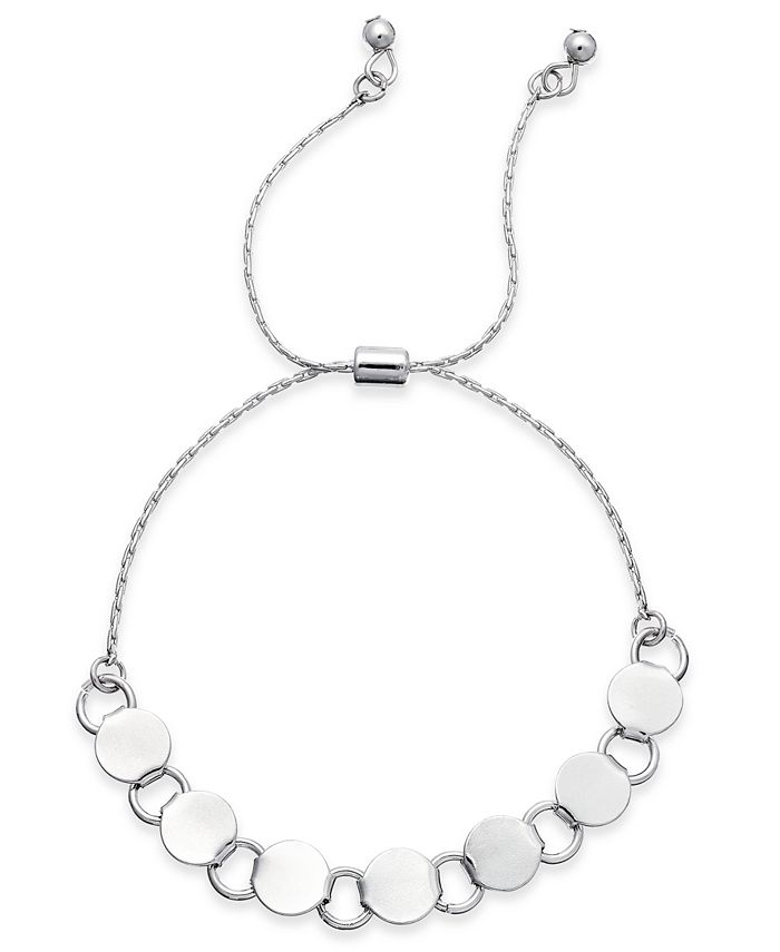 Charter Club SilverTone Circle Slider Bracelet, Created for Macy's