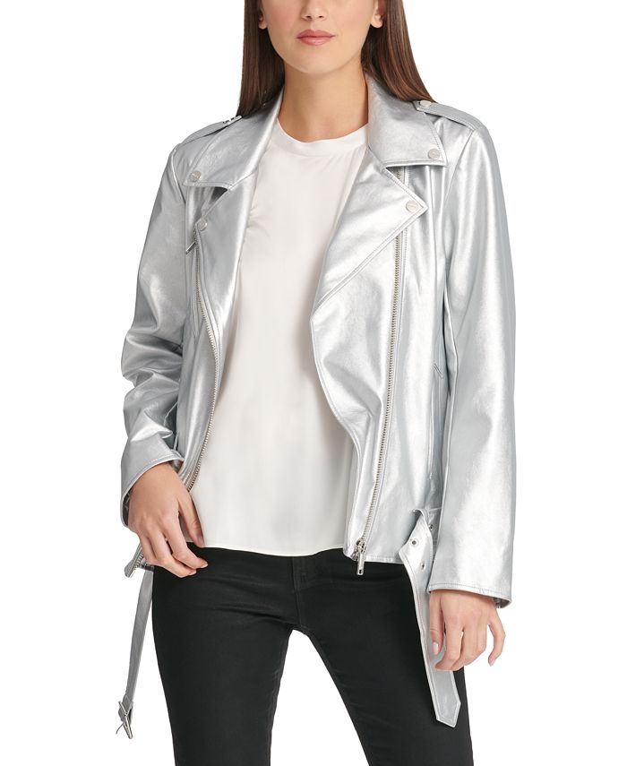 Dkny on sale metallic jacket
