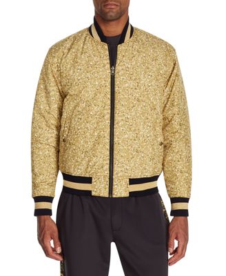 TALLIA Gold Sequin Bomber Jacket スパンコール Gold Sequin Bomber Tallia Bomber Jacket Guess Kurtka Bomber