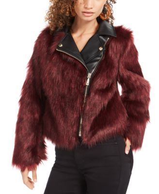 guess jacket fur