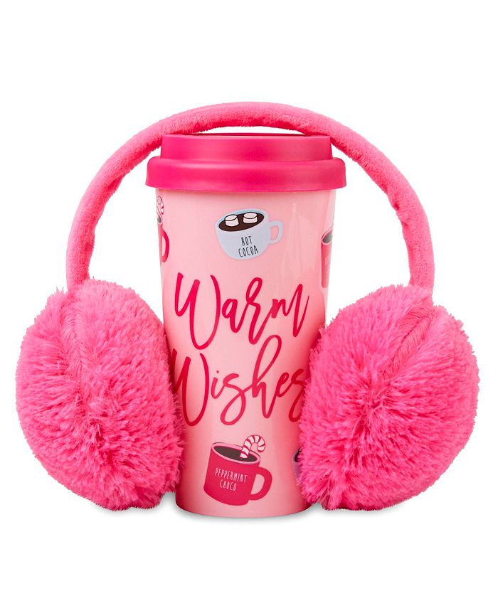 travel mug and earmuff set